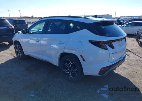 2023 Hyundai Tucson N Line z USA, uszkodzony, nr VIN KM8JFCAE4PU263945